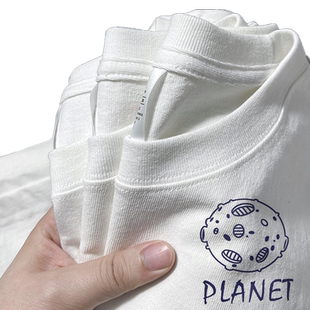 2026早春新款夏季薄款白色短袖t恤女装学生ins超火纯棉宽松上衣服