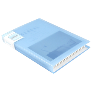 康百a4文件夹糖果色资料册60页多层插页袋分类谱夹学生用试卷夹钢琴谱夹册美术作品收纳册办公定制LOGO