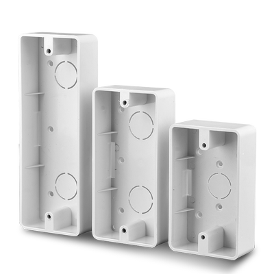 开关86明盒大中小墙壁下线二位