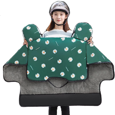 电动防寒自行车挡风被冬季加绒