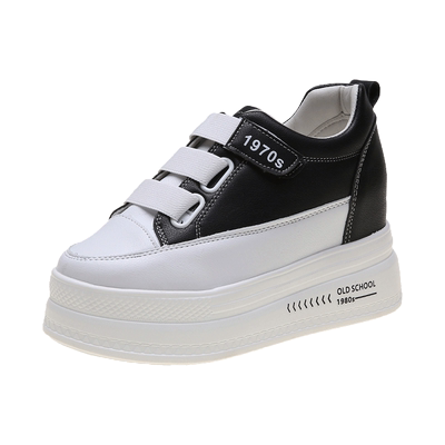 厚底秋季新款9cm休闲风小白鞋