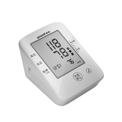 鱼跃电子血压测量计家用准确量测血压仪中老年上臂式YE660D/655D