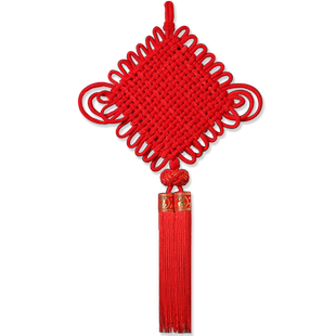 中国结挂饰入户门上挂件客厅大号高档红色福字装饰平安节同心结小