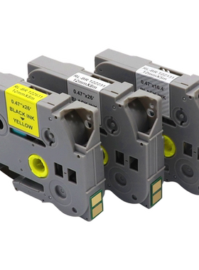 MAG适用兄弟标签机色带PT-E115标签色带 6mm 9mm 12mm*8m标签打印纸Tze-Z631 Z231 Z131标签带E115专用带芯片