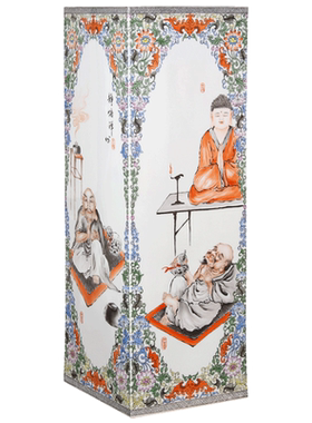 景德镇陶瓷器手绘粉彩中式客厅