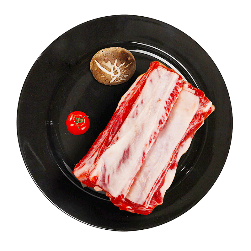 天莱香牛新疆牛肋条3斤有机无骨牛肋排牛腩腹肉牛排段生牛肉食材
