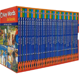 Ladybird Key Words Peter and Jane 快乐瓢虫关键词高频词英文原版分级阅读绘本正版现货36本 7-12岁儿童少儿英语