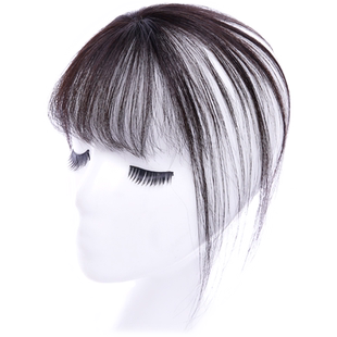 空气刘海假发片女真发刘海片隐形自然无痕递针超薄网红假刘海发片