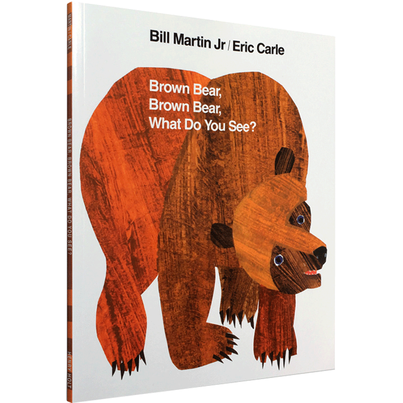 英版送音频英文原版Eric Carle棕色的熊Brown Bear What Do You See？平装儿童英语绘本张湘君推荐廖彩杏书单第25本