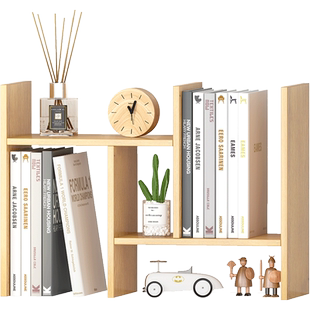 简易书架桌面书桌收纳置物架办公桌桌上小型宿舍多层h型床头迷你