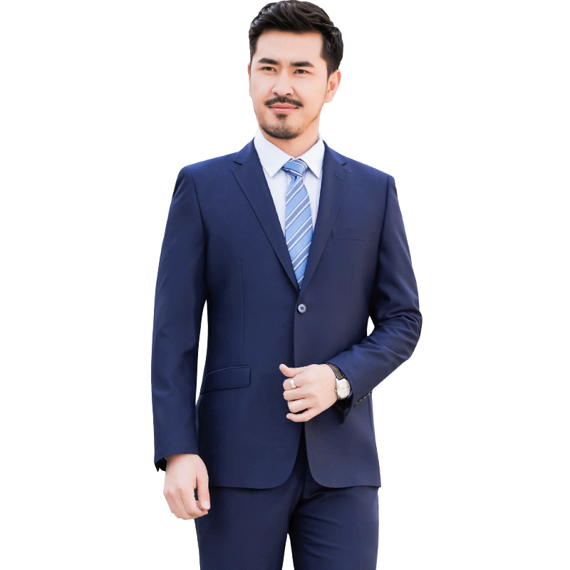 红都新款职业正装伴郎男士西服