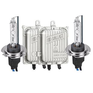 疝气大灯H7超亮强光12V汽车HID氙气灯套装灯泡H4远近一体9005 H11