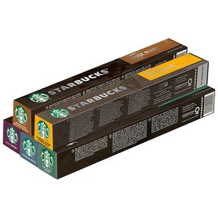 星巴克胶囊咖啡家享nesspress胶囊咖啡粒意式浓缩黑咖啡美式10粒