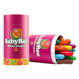 美乐童年油画棒可水洗炫彩棒旋转蜡笔6色12色24色36色笔