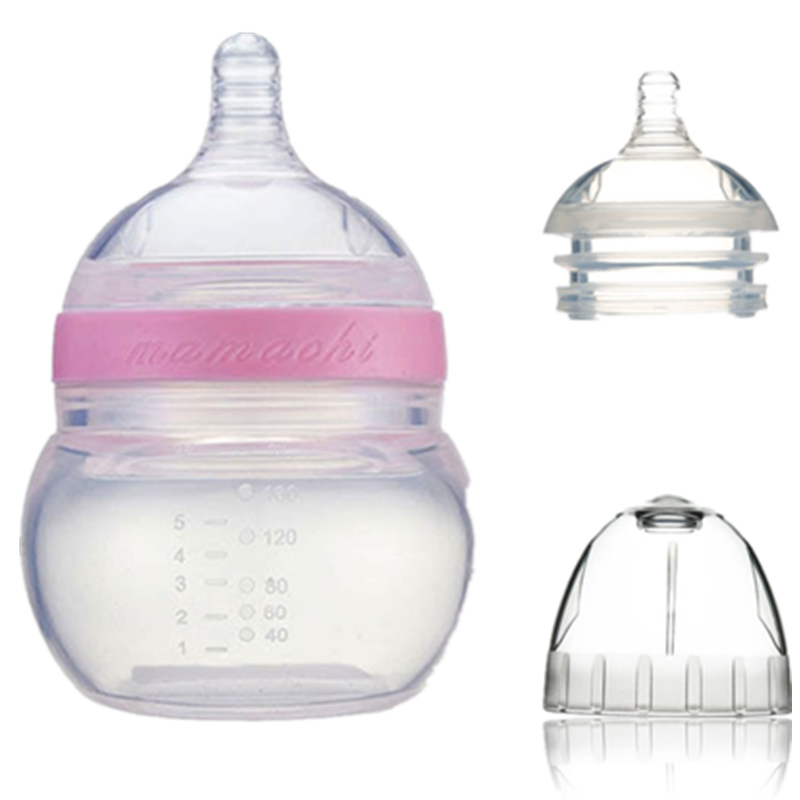 韩国奶瓶Mamachi全硅胶葫芦160ml