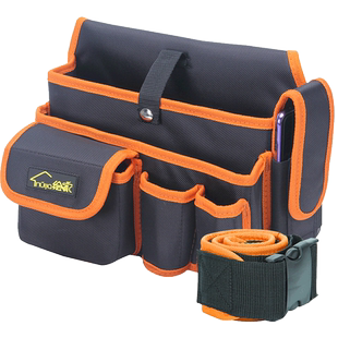 绘家工具包腰包加厚大工具袋多功能挂包收纳电工斜挎维修包挎包