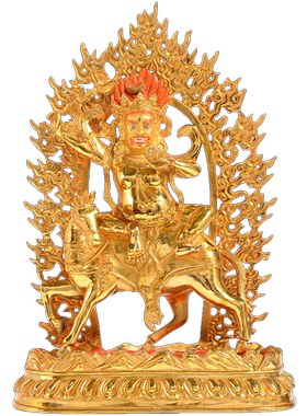 欧斯特吉祥天母铜像家居摆件10寸