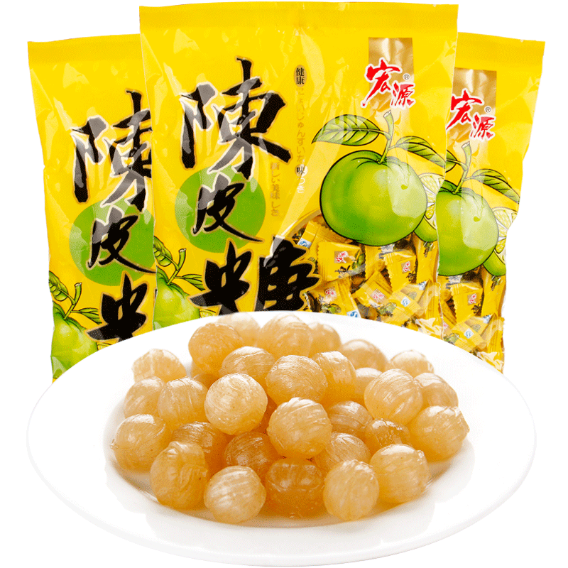2500g袋装喜庆什锦宏源陈皮糖糖