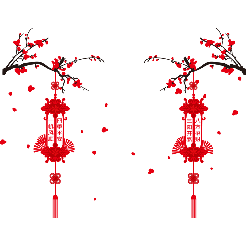 2026新款窗花静电装饰贴画