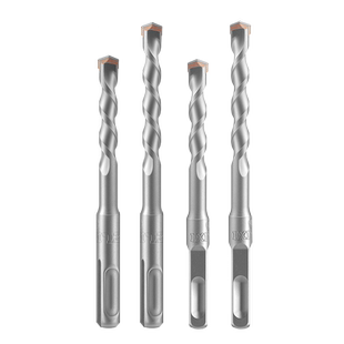 德力西瓷砖钻头打孔14mm超硬合金混泥土水泥墙冲击电长柄开孔钻头