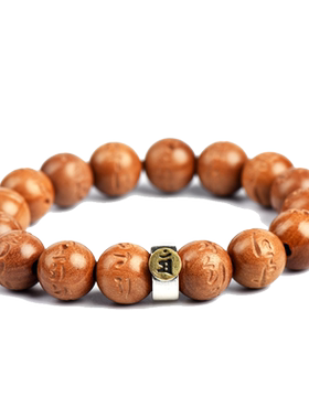 创意桃木民族复古风手串