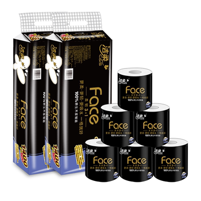 洁柔Face4层加厚卷纸实惠装