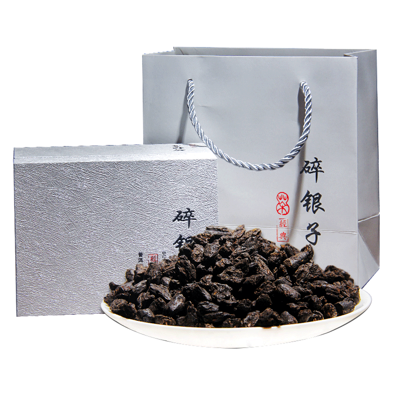 原味普洱熟茶特级礼盒装碎银子