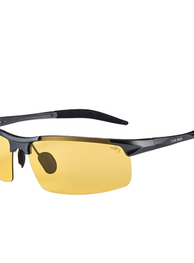 库克鲨鱼偏光变色男司机镜太阳镜