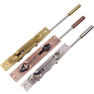 防盗门插销门栓地销暗插销子母门扣栓天地栓双开隐形大门栓锁配件