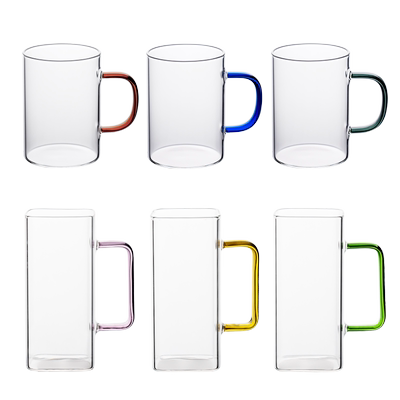 onlycook家用高硼硅玻璃杯方形