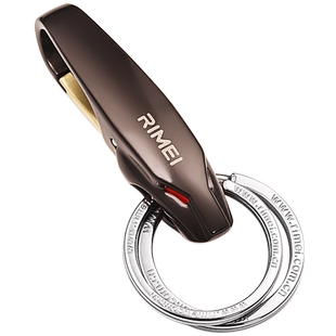 金达日美钥匙扣汽车锁匙扣男士挂件不锈钢钥匙圈环链猎豹个性创意