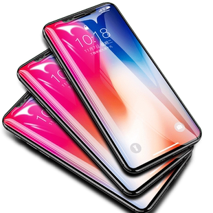 适用iPhoneX钢化膜XR苹果x手机11全屏iPhonexr覆盖XMax高清Xs max屏幕xsmas保护防摔rx大iponeX刚化ipx屏保ix