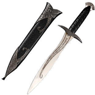 龙泉古羽宝剑 精灵小剑短剑 不锈钢西洋剑欧式剑装饰道具剑未开刃