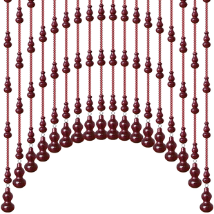 桃木葫芦珠帘门帘玄关家用珠子吊帘过道厕所客厅厨房遮挡隔断挂帘