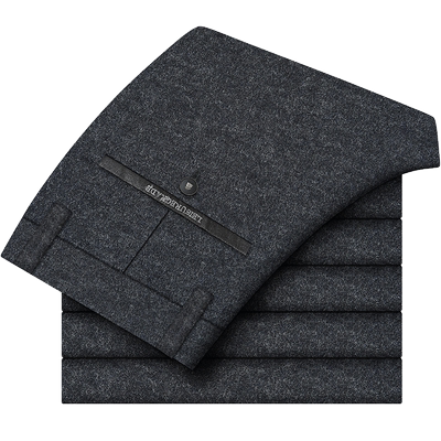 舒适保暖羊毛休闲男裤