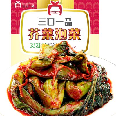 三口一品韩式泡菜芥菜
