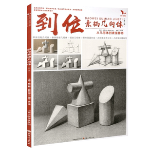 到位素描几何体第二季2020我有我一套李汉清从几何形体到素描静物单体组合结构明暗照片对应临摹范本画册高考入门教材石膏书籍