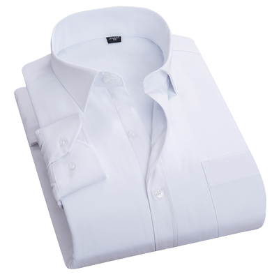 秋冬白衬衫加绒加厚保暖衬衣