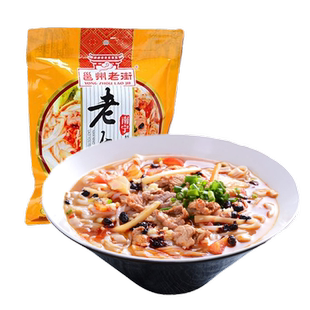 邕州老街南宁老友粉广西特产酸笋米线米粉干切粉宽扁粉