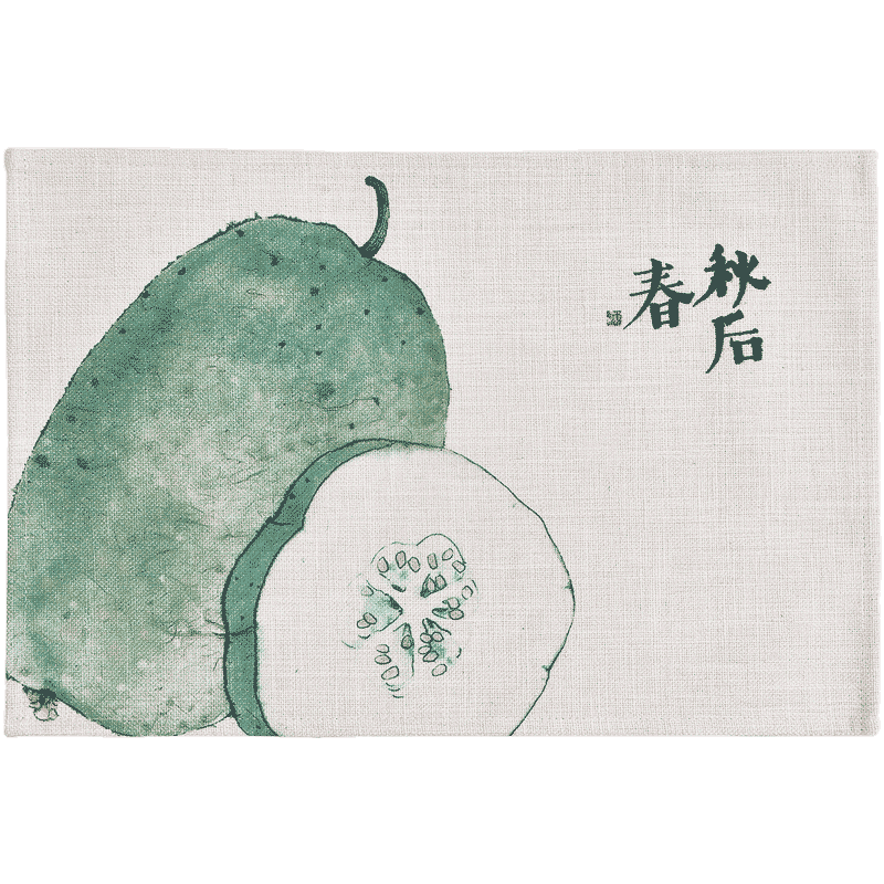 中式围裙厨房工作服家用罩衣