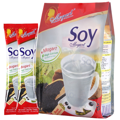 摩岛泰国soy黑豆豆浆速溶冲饮豆浆粉孕妇备孕专用豆奶粉14小包装
