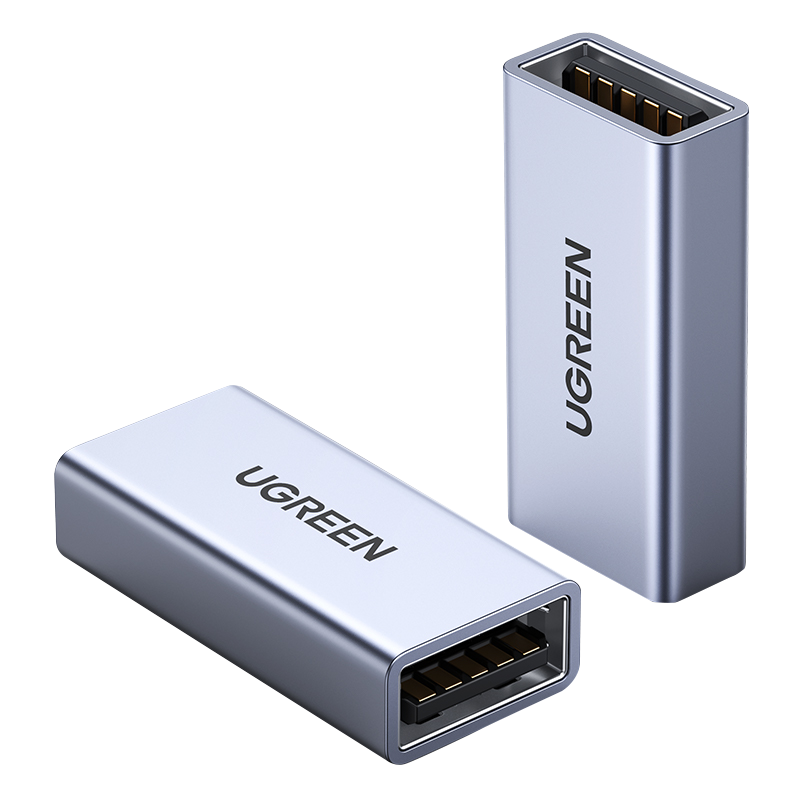 绿联usb3.0母对母双头转接头笔记本电脑手机充电线车载母口usb连接数据线加长对接鼠标键盘U盘通用延长连接器