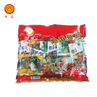 【明珠】海鲜干货舟山特产零食即食小吃 休闲食品海鲜荟萃436g
