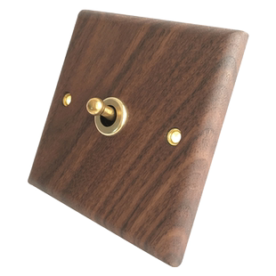 黑胡桃木 黄铜拨杆 酒店复古开关面板 民宿开关插座 专用定制链接