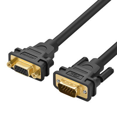 绿联vga延长线公对母电脑显示器