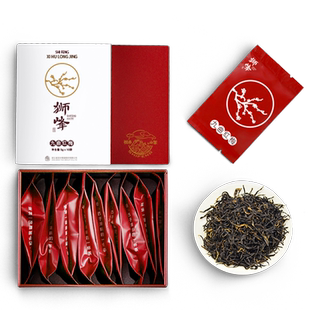 九曲红梅茶狮峰牌红茶叶特级杭州特产原产地独立小包装袋泡茶自饮