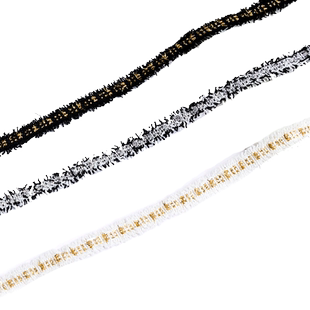 5米小香风花边辅料diy布条装饰双边排须织带服装花边手工花边新款