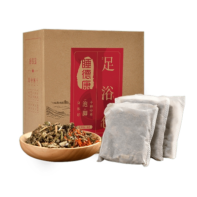 艾草艾叶生姜藏红花泡脚包