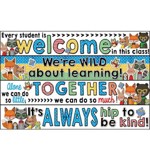 Classroom英语教室装饰横幅banner公告板大标题背景主题墙面布置