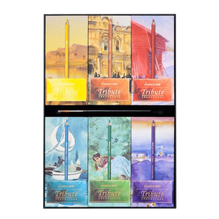 马可大师系列120色油性彩铅72色马克礼盒套装水溶性60色经典艺术家级48色tribute绘画手绘美术专业级彩色铅笔